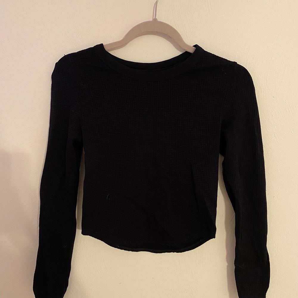 Black Long Sleeve Top